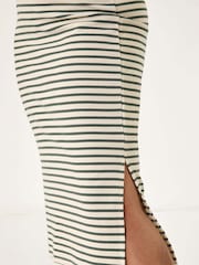 Roman Green Petite Stripe Knit Midi Dress - Image 5 of 5