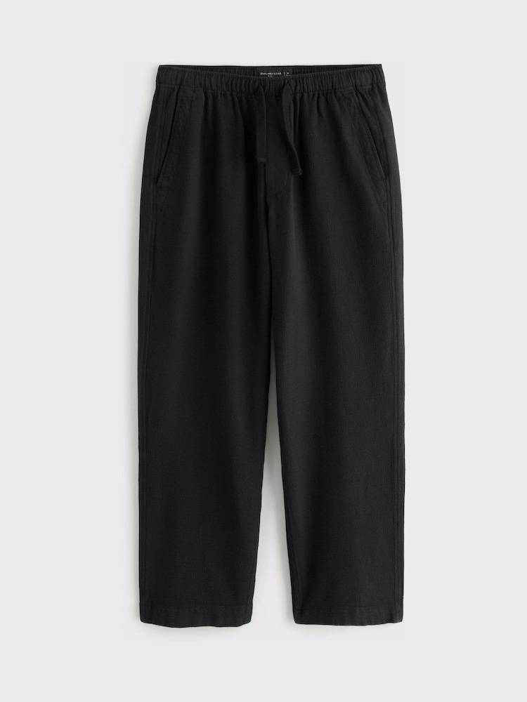 Abercrombie & Fitch Baggy Black Trousers - Image 6 of 7