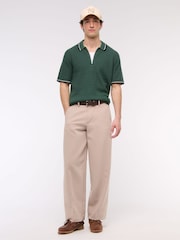 Abercrombie & Fitch Zip Polo Shirt - Image 3 of 7