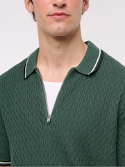 Abercrombie & Fitch Zip Polo Shirt - Image 5 of 7