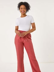 Roman Red Petite Textured Pocket Trousers - Image 2 of 5