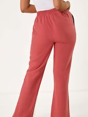 Roman Red Petite Textured Pocket Trousers - Image 3 of 5