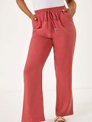 Roman Red Petite Textured Pocket Trousers - Image 4 of 5
