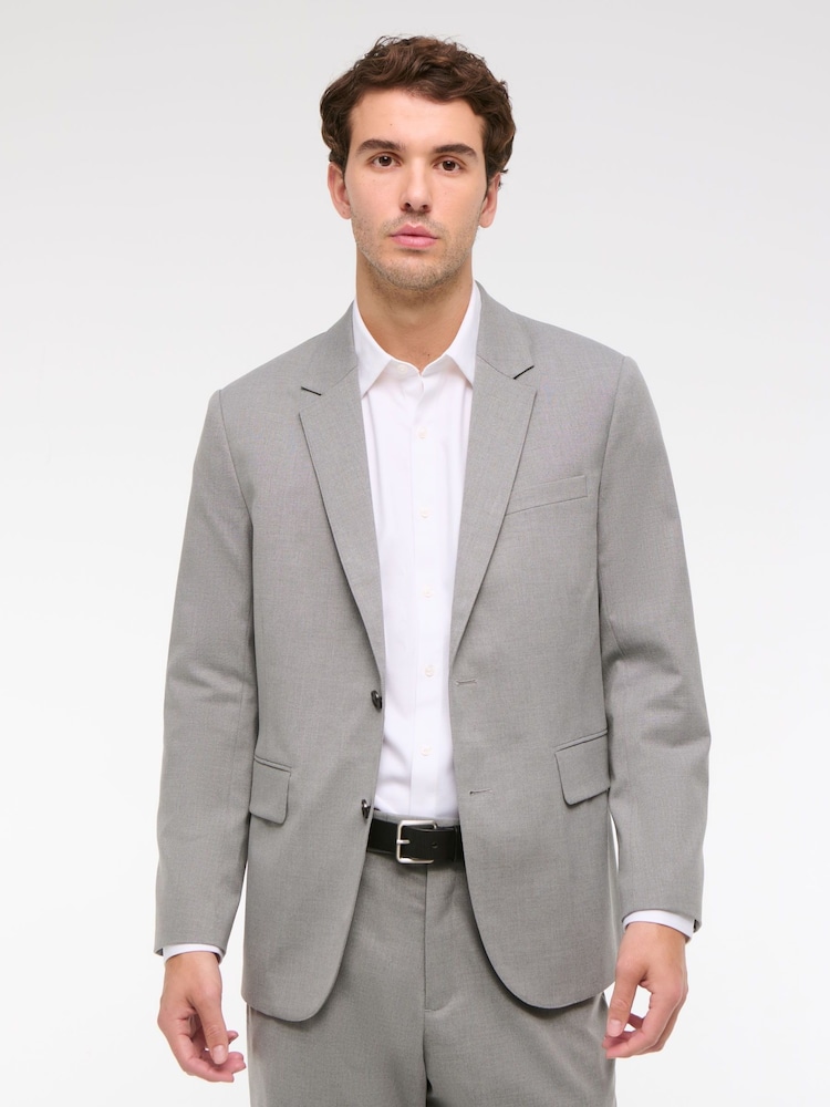 Abercrombie & Fitch Single Breasted Linen Blazer - Image 1 of 9