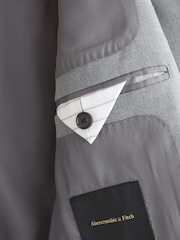 Abercrombie & Fitch Single Breasted Linen Blazer - Image 9 of 9