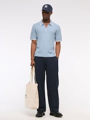 Abercrombie & Fitch Zip Polo Shirt - Image 4 of 7