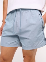 Abercrombie & Fitch Relaxed Nylon Stripe Shorts - Image 4 of 5