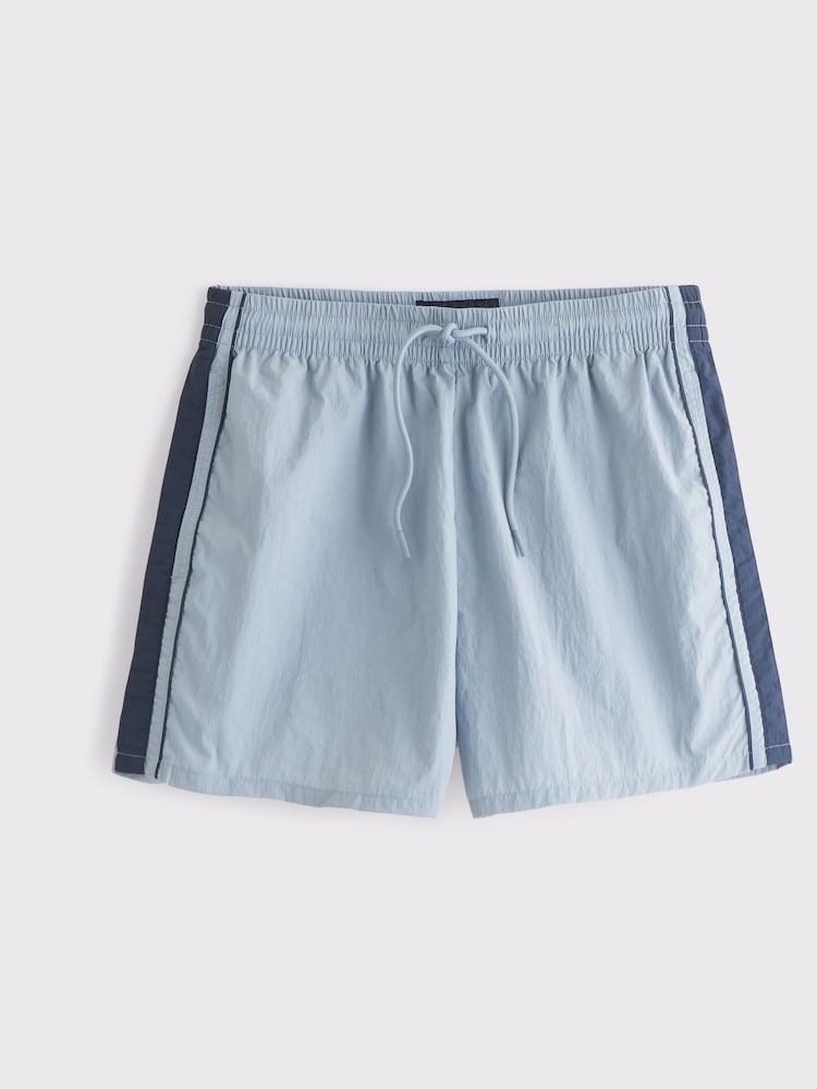 Abercrombie & Fitch Relaxed Nylon Stripe Shorts - Image 5 of 5