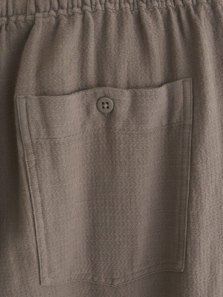 Abercrombie & Fitch Baggy Pull On Brown Trousers - Image 7 of 7