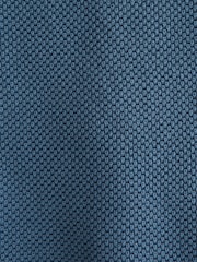 Blau - Abercrombie & Fitch 100% Cotton Knitted Button Through Polo Shirt - Bild 7 von 7