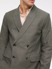 Americana verde de doble botonadura de Abercrombie & Fitch - Imagen 6 de 10