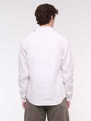Abercrombie & Fitch Long Sleeve Linen Shirt - Image 2 of 6
