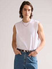 Abercrombie & Fitch 100% Cotton Acid Wash Sleeveless Tank Top - Image 1 of 7