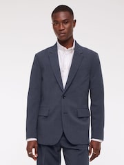 Abercrombie & Fitch Single Breasted Linen Blazer - Image 2 of 11