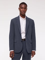Abercrombie & Fitch Single Breasted Linen Blazer - Image 4 of 11