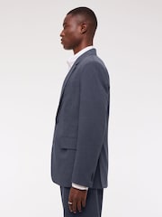 Abercrombie & Fitch Single Breasted Linen Blazer - Image 6 of 11