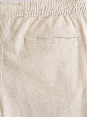 Abercrombie & Fitch Cream Loose Linen Trousers - Image 7 of 8