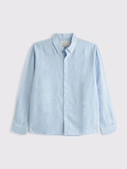 CamisasAbercrombie & Fitch de azul manga comprida 100% Linen - Imagem 6 de 6