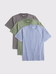 Abercrombie & Fitch Short Sleeve T-Shirts 3 Pack - Image 1 of 1