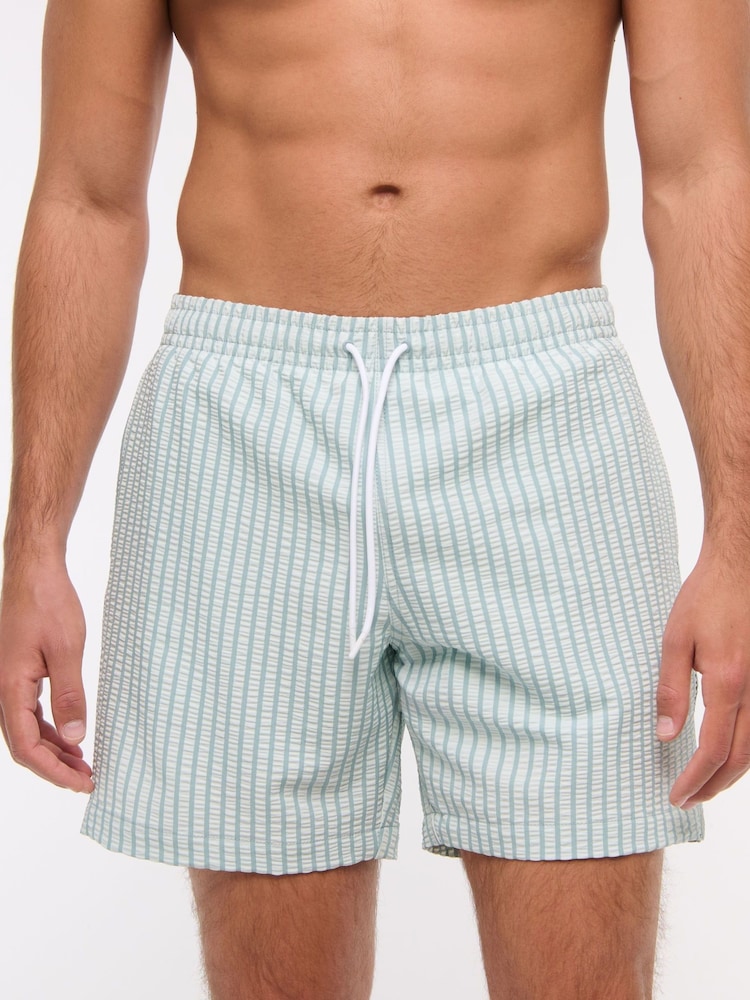 Abercrombie & Fitch Striped Swim Shorts - Image 1 of 8
