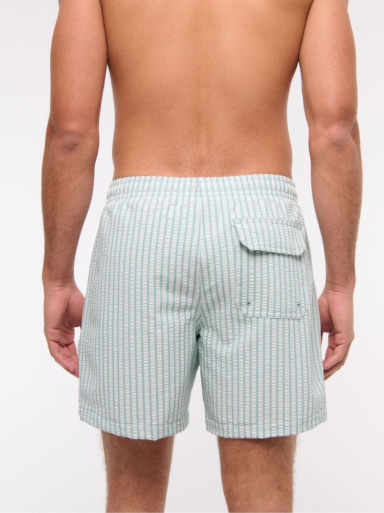 Abercrombie & Fitch Striped Swim Shorts - Image 2 of 8