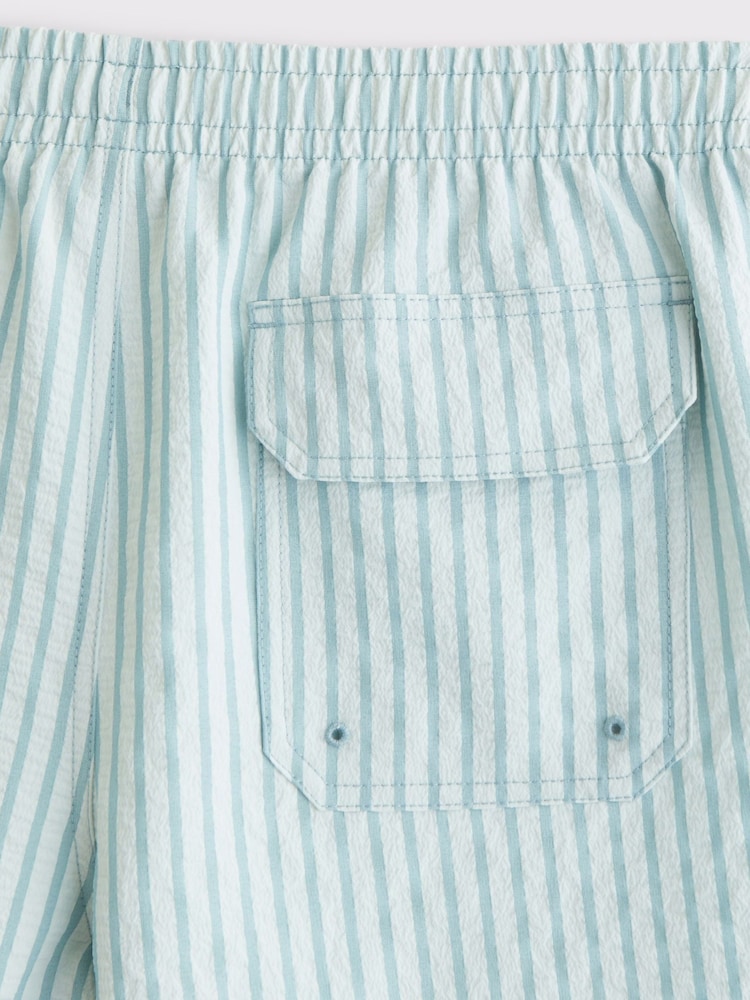 Abercrombie & Fitch Striped Swim Shorts - Image 8 of 8