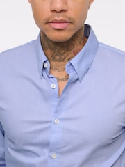 Abercrombie & Fitch Long Sleeve Blue Shirt - Image 5 of 6