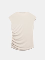 Mint Velvet Cream Knot Detail Top - Image 6 of 6