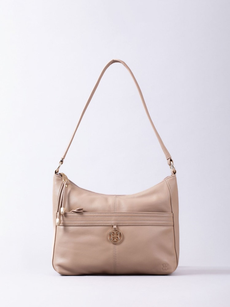 Lakeland Leather Brown Cartmel Shoulder Bag - Image 1 of 7