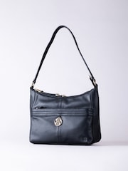 Lakeland Leather Black Cartmel Shoulder Bag - Image 3 of 7