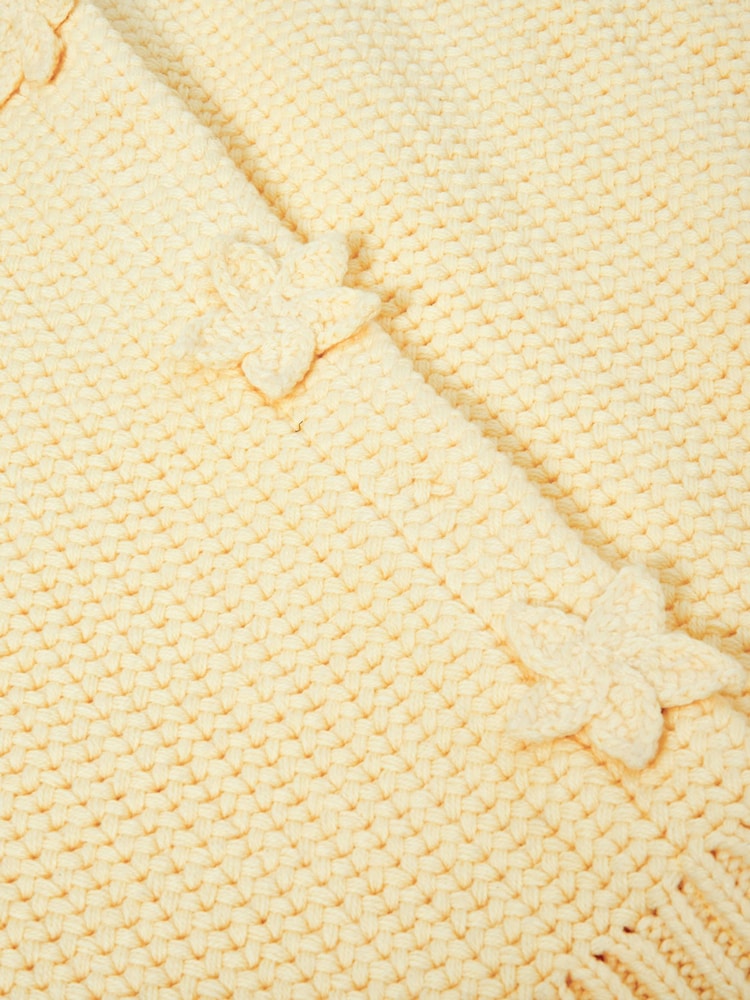 Mint Velvet Yellow Knit Cardigan - Image 8 of 8