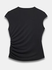 Mint Velvet Grey Knot Detail Top - Image 6 of 7
