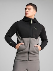 Серый - Puma Mens Pumatech Full Zip Hoodie - Изображение 1 из 5