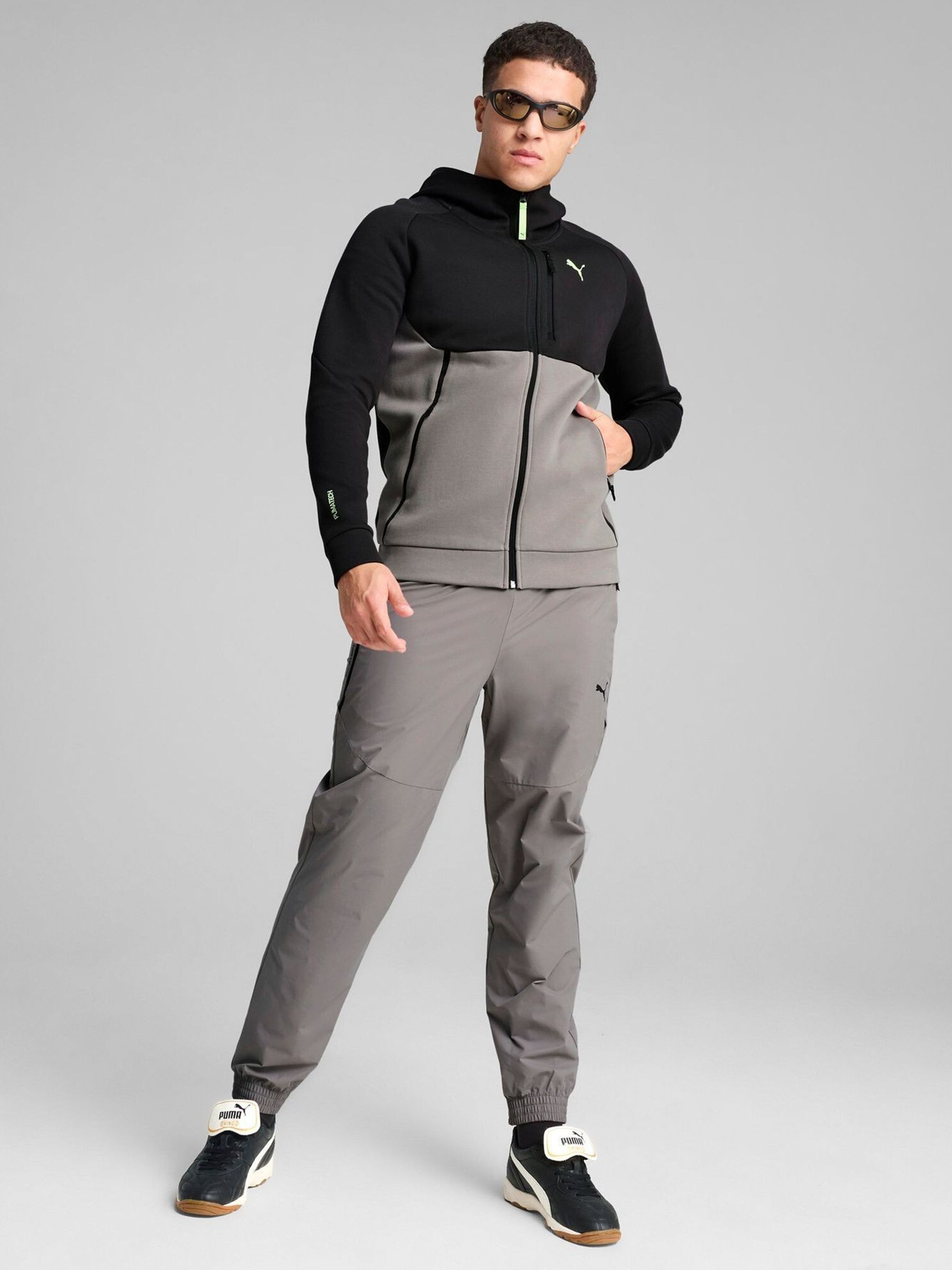 Buy Puma Grey Mens Pumatech Full Zip Hoodie from Next USA