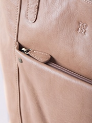 Lakeland Leather Cream Harstone Tote Bag - Image 5 of 5