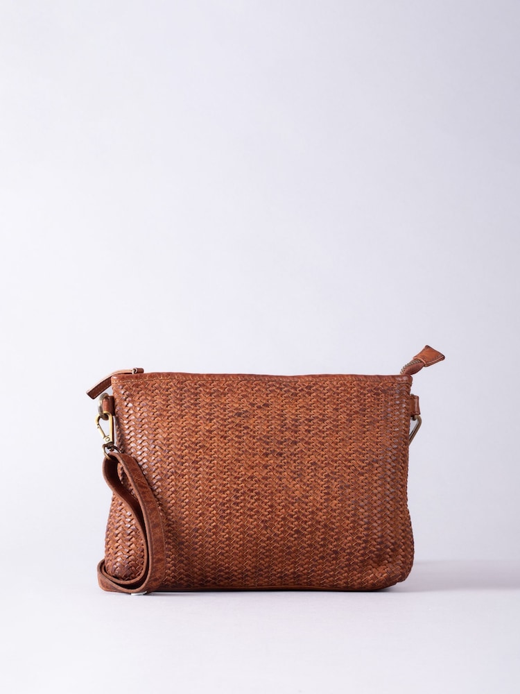 Lakeland Leather Brown Wreay Cross-Body Bag - Image 2 of 7