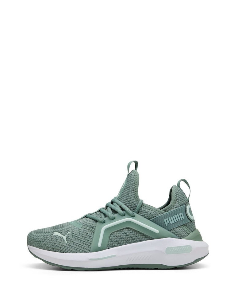 Puma Green Womens Softride Enzo 5 Running Shoes - Image 2 of 6