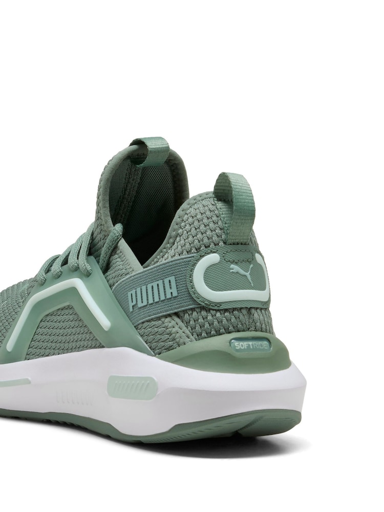 Puma Green Womens Softride Enzo 5 Running Shoes - Image 6 of 6