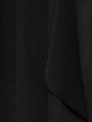 Mango Black Knitted Cropped Cardigan - Image 7 of 7