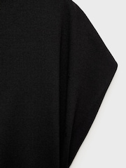 Mango Black Draped Maxi Dress - Image 6 of 6