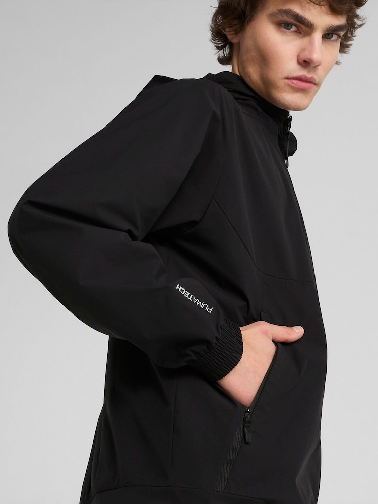 Puma Black Mens PUMATECH Relaxed Track Jacket - Image 2 of 5