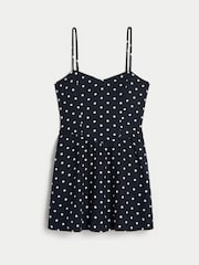 Hollister Blue Strappy Open Back Mini Dress - Image 3 of 3