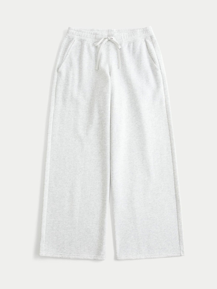 Hollister Bajo Rise Baggy White Joggers - Imagen 4 de 4