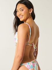 Hollister Pink Double Strap Triangle Bikini Top - Image 2 of 5