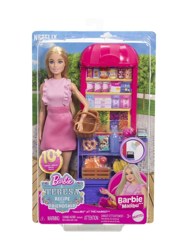 Mattel Games Barbie Malibu Shopping Playset - Image 1 of 4