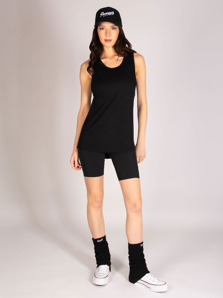 Pineapple Black Longline Vest - Image 2 of 6