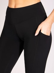 Pineapple Black Supersoft Stretch Pocket Leggings - Image 2 of 8
