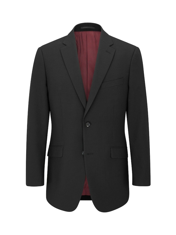 Skopes Black Tailored Fit Wool Rich Darwin Suit Jacket - Image 4 of 4