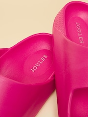 Joules Sunseeker Bright Pink EVA Double Buckle Sliders - Image 5 of 6