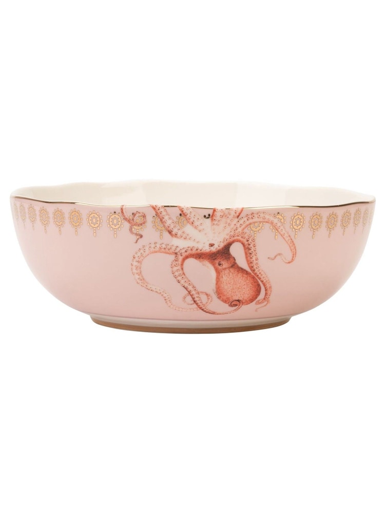 Yvonne Ellen Pink Octopus Serving Bowl - Image 1 of 5